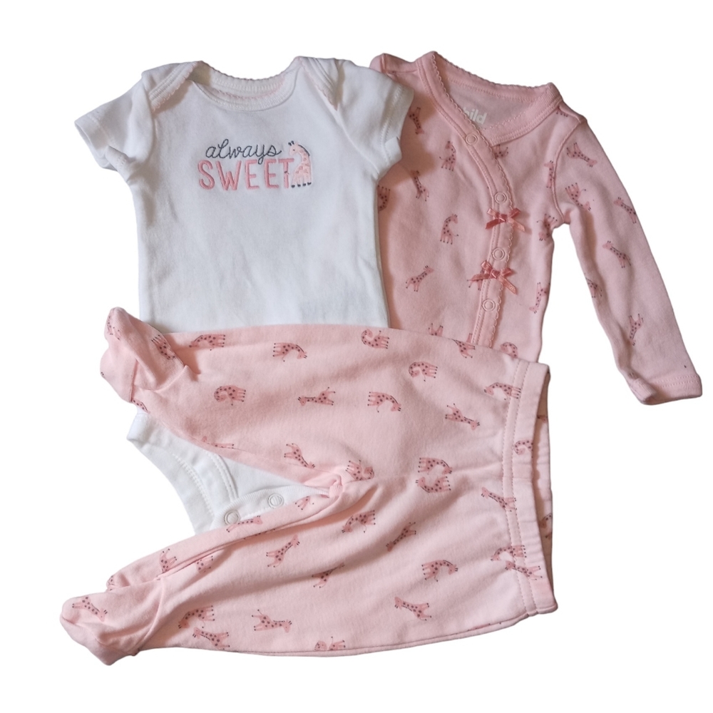 Baby girl's 3pc matching set Size NB